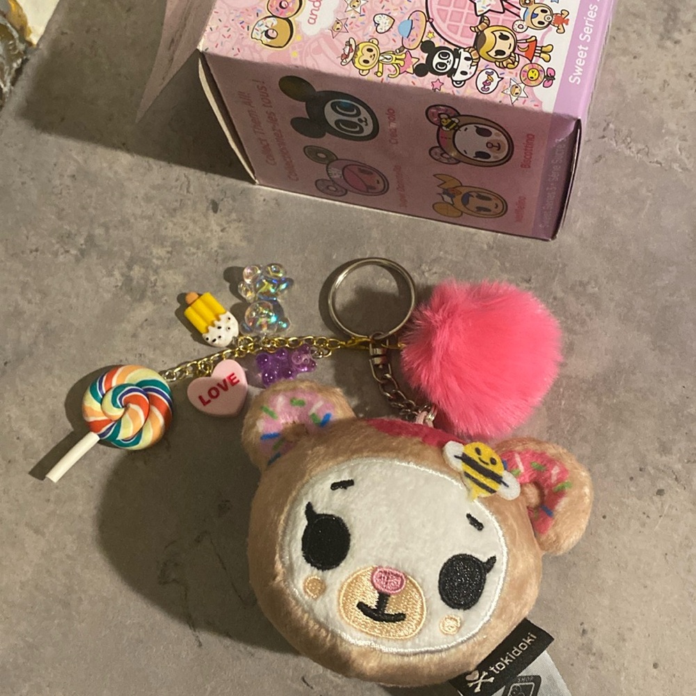 Tokidoki Biscottina Plush Key Purse Chain